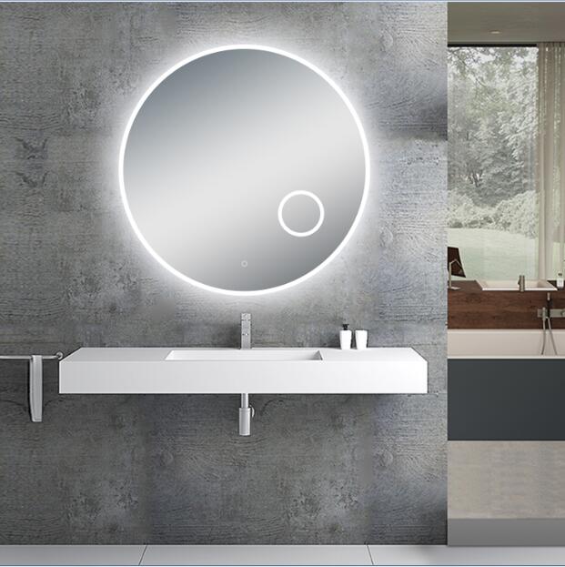 custom bathroom round mirrors factory