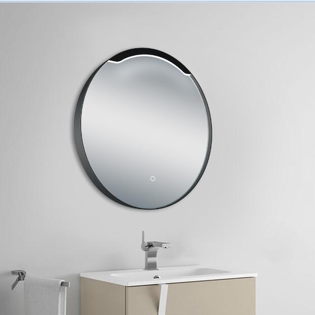 round led bathroom lighting mirror