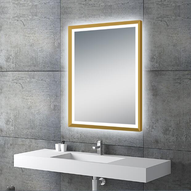 custom alu.frame dressing led mirror