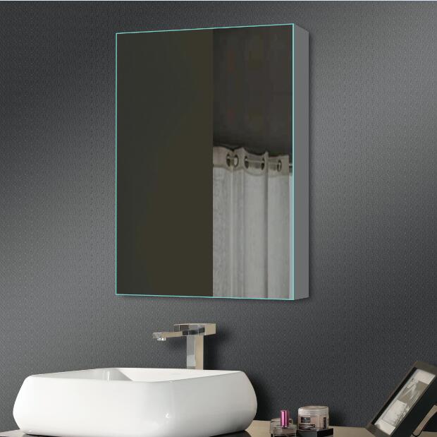 lighted mirror cabinet