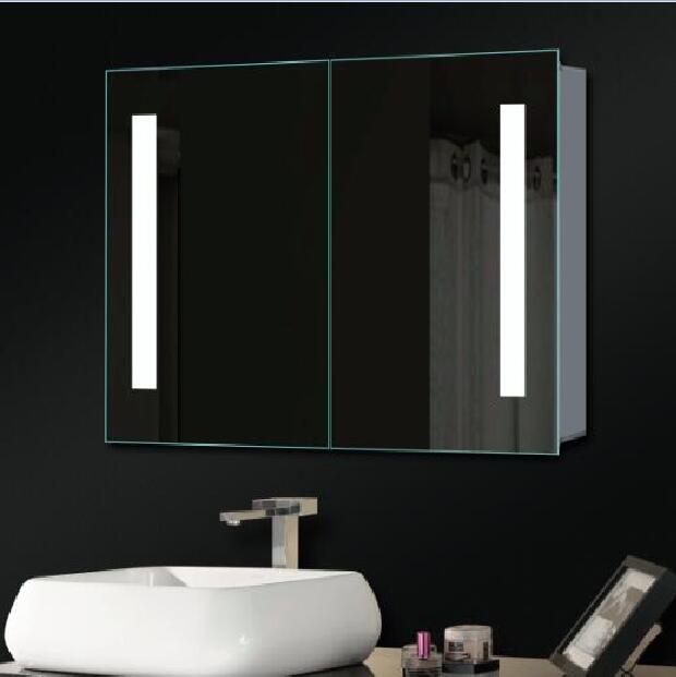 medicine cabinet mirror with led lights